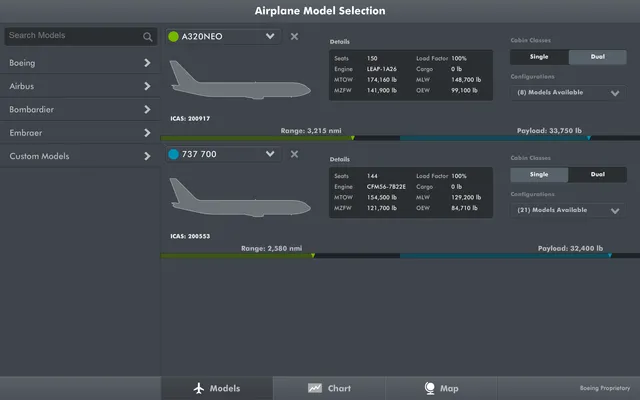 Aircraft Model Selection